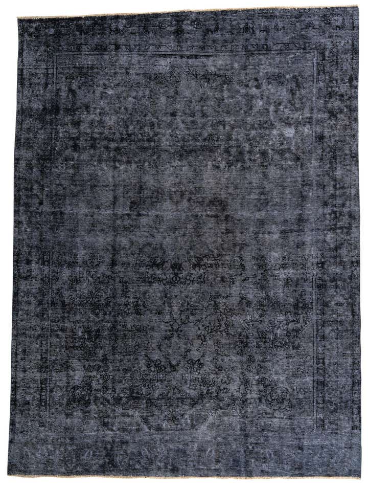 9' 9 x 13' 4 Hand Knotted Ultra Vintage Persian Wool Rug