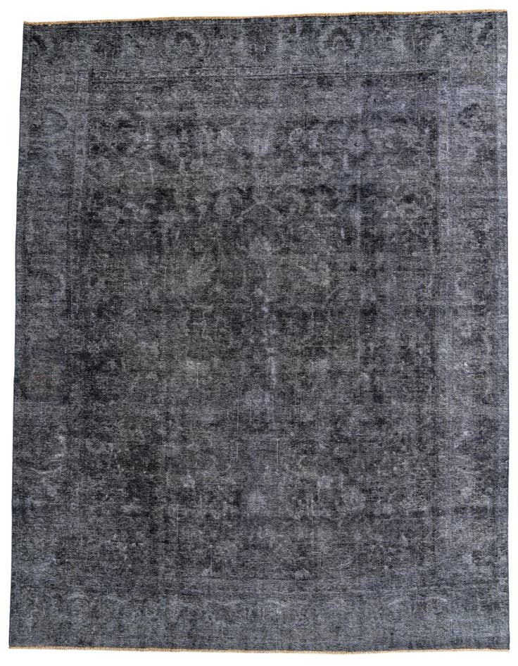Detail image of 9' 6 x 12' 6 Hand Knotted Ultra Vintage Persian Wool Rug