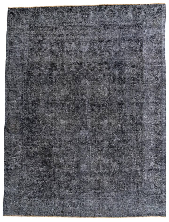 Detail image of 9' 6 x 12' 6 Hand Knotted Ultra Vintage Persian Wool Rug