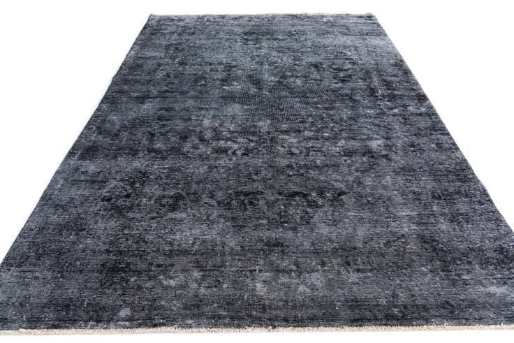 Detail image of 6' 5 x 9' 9 Hand Knotted Ultra Vintage Persian Wool Rug