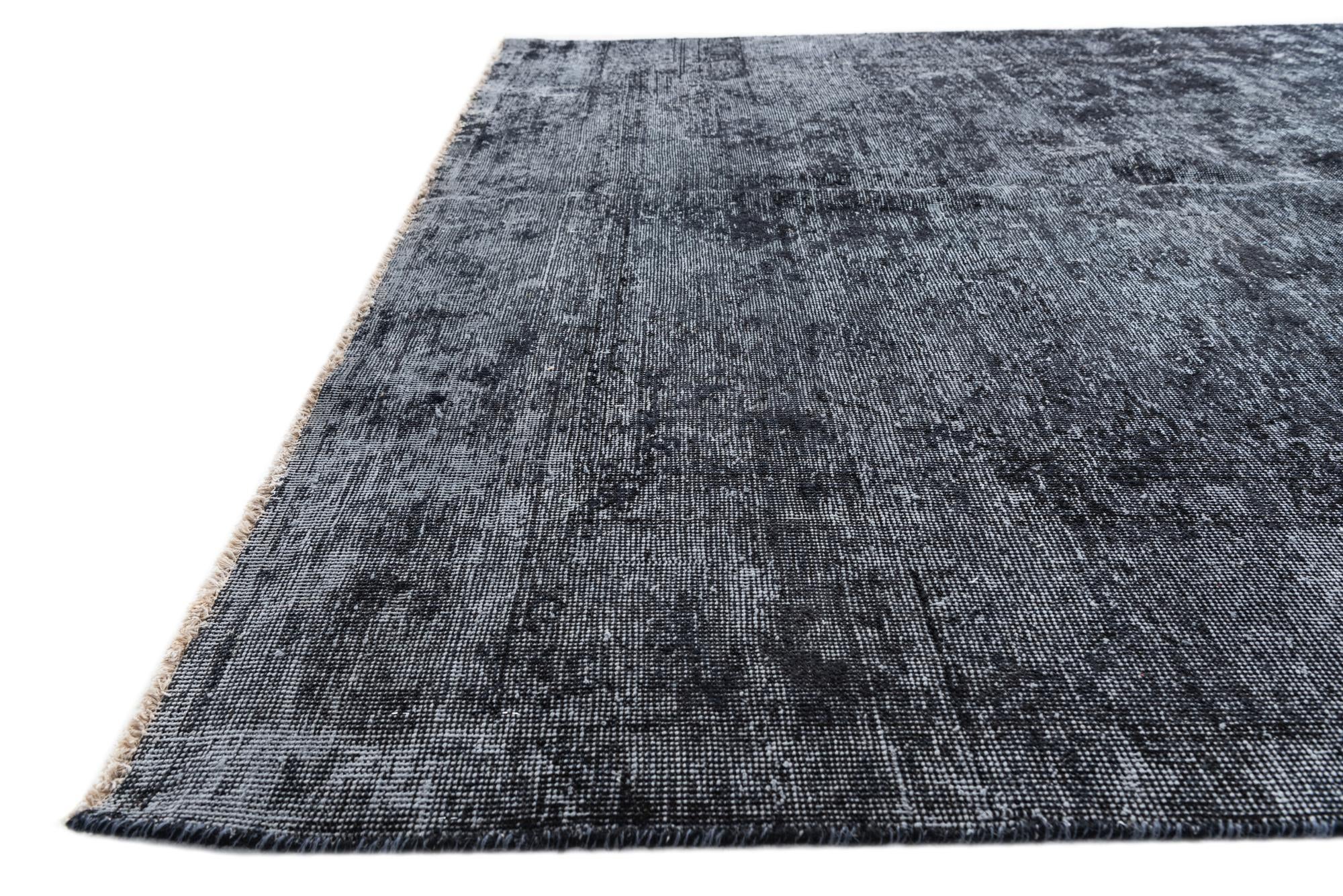6' 5 x 9' 9 Hand Knotted Ultra Vintage Persian Wool Rug