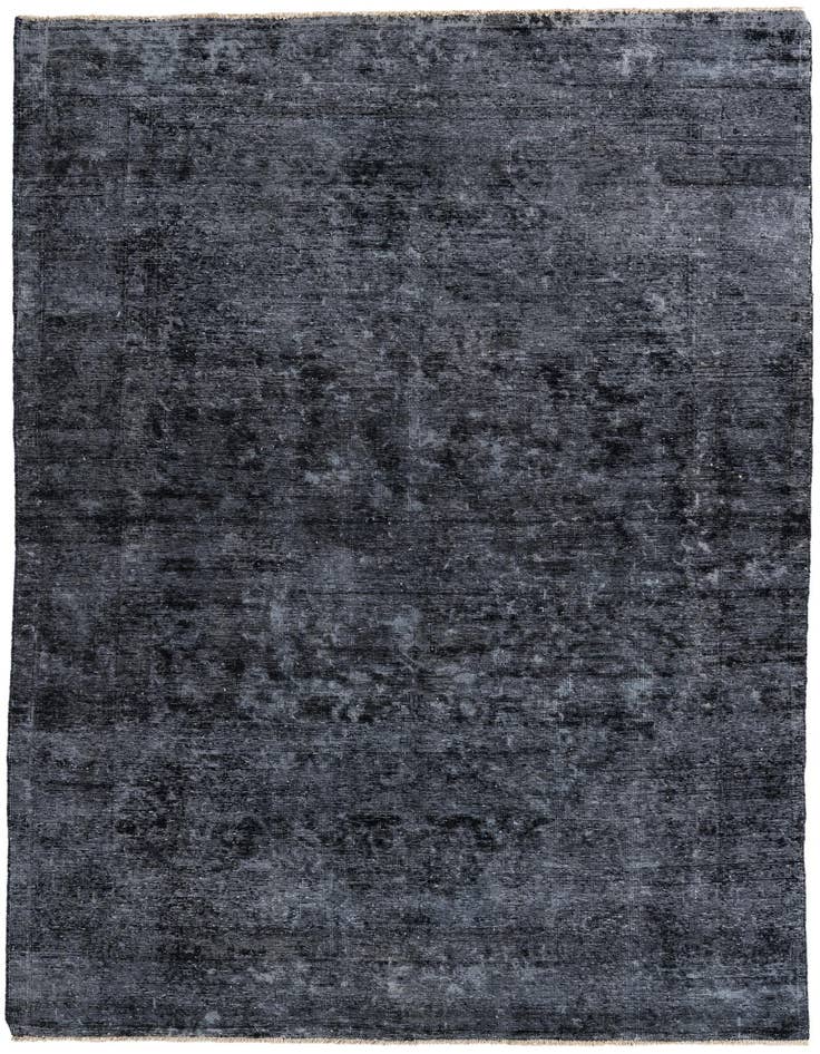 Detail image of 6' 5 x 9' 9 Hand Knotted Ultra Vintage Persian Wool Rug
