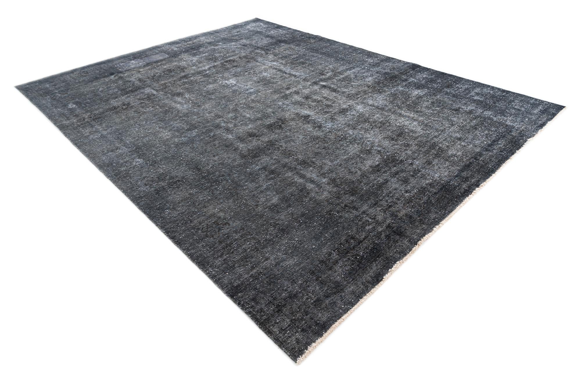 9' 7 x 12' 3 Hand Knotted Ultra Vintage Persian Wool Rug