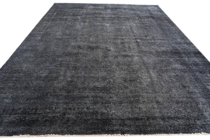 Detail image of 9' 7 x 12' 3 Hand Knotted Ultra Vintage Persian Wool Rug