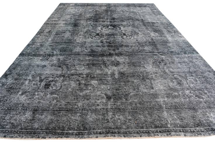 Detail image of 8' 8 x 12' 5 Hand Knotted Ultra Vintage Persian Wool Rug