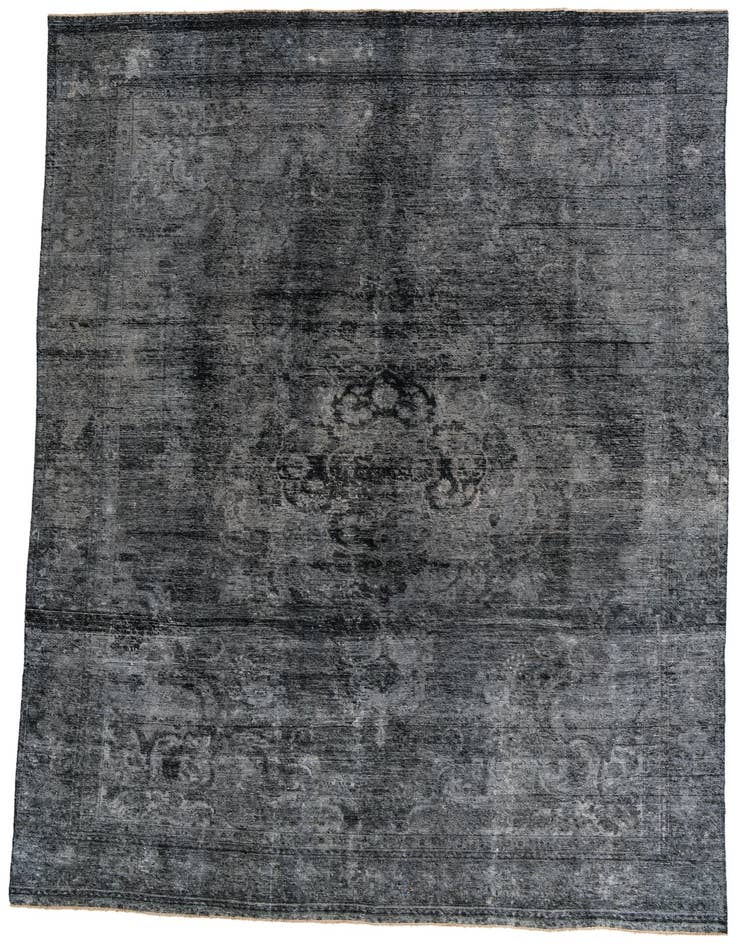 Detail image of 8' 8 x 12' 5 Hand Knotted Ultra Vintage Persian Wool Rug