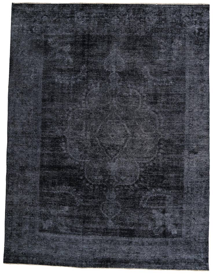 Detail image of 9' x 12' 5 Hand Knotted Ultra Vintage Persian Wool Rug