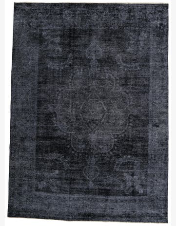 9' x 12' 5 Hand Knotted Ultra Vintage Persian Wool Rug