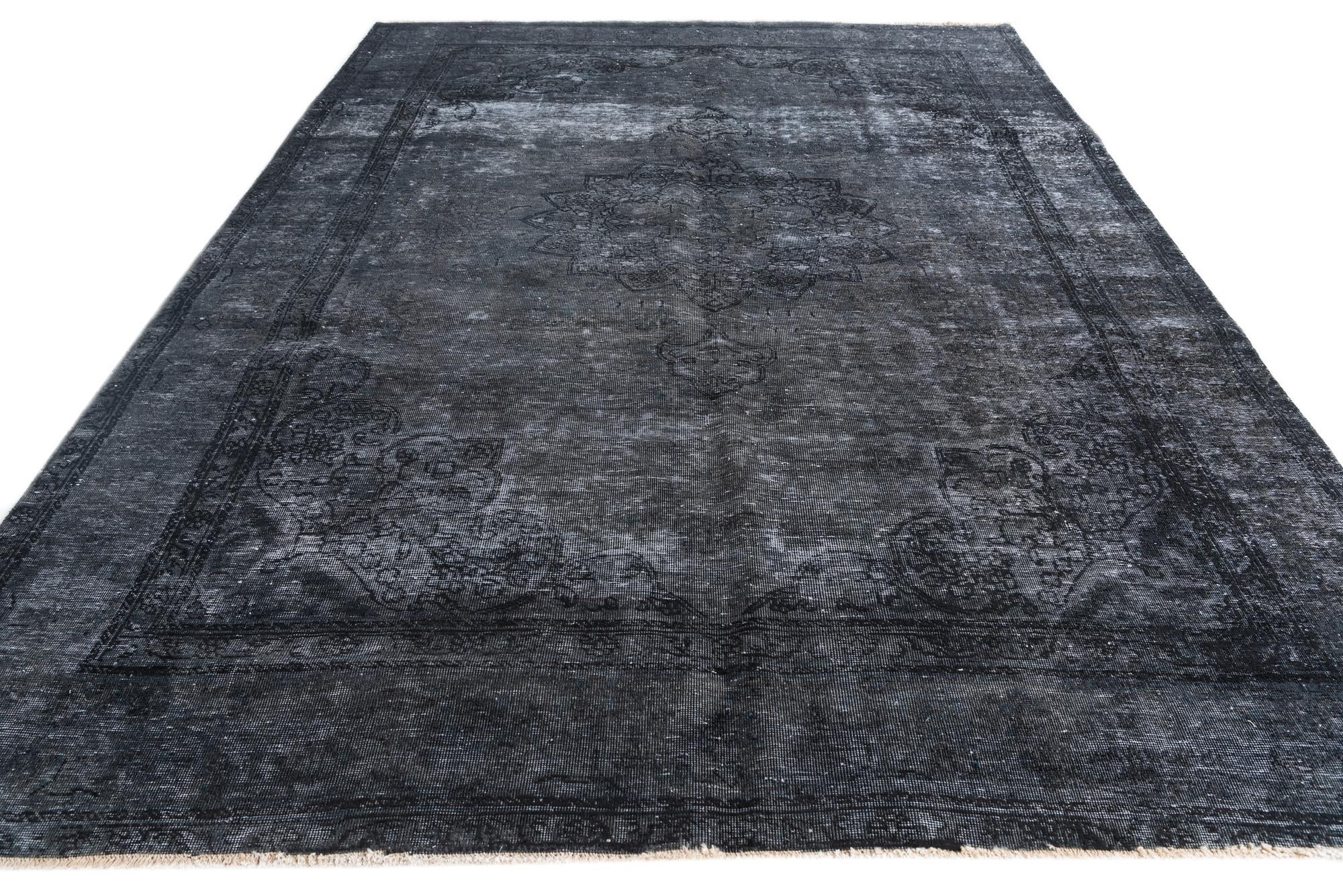 8' x 11' 1 Hand Knotted Ultra Vintage Persian Wool Rug