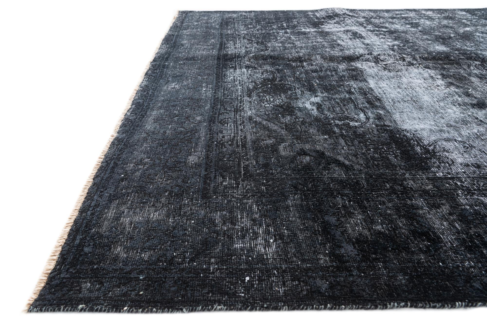 8' x 11' 1 Hand Knotted Ultra Vintage Persian Wool Rug