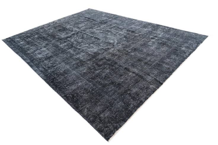 Detail image of 9' 2 x 12' Hand Knotted Ultra Vintage Persian Wool Rug