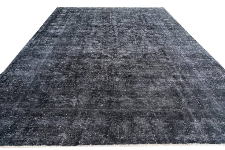 Detail image of 9' 2 x 12' Hand Knotted Ultra Vintage Persian Wool Rug