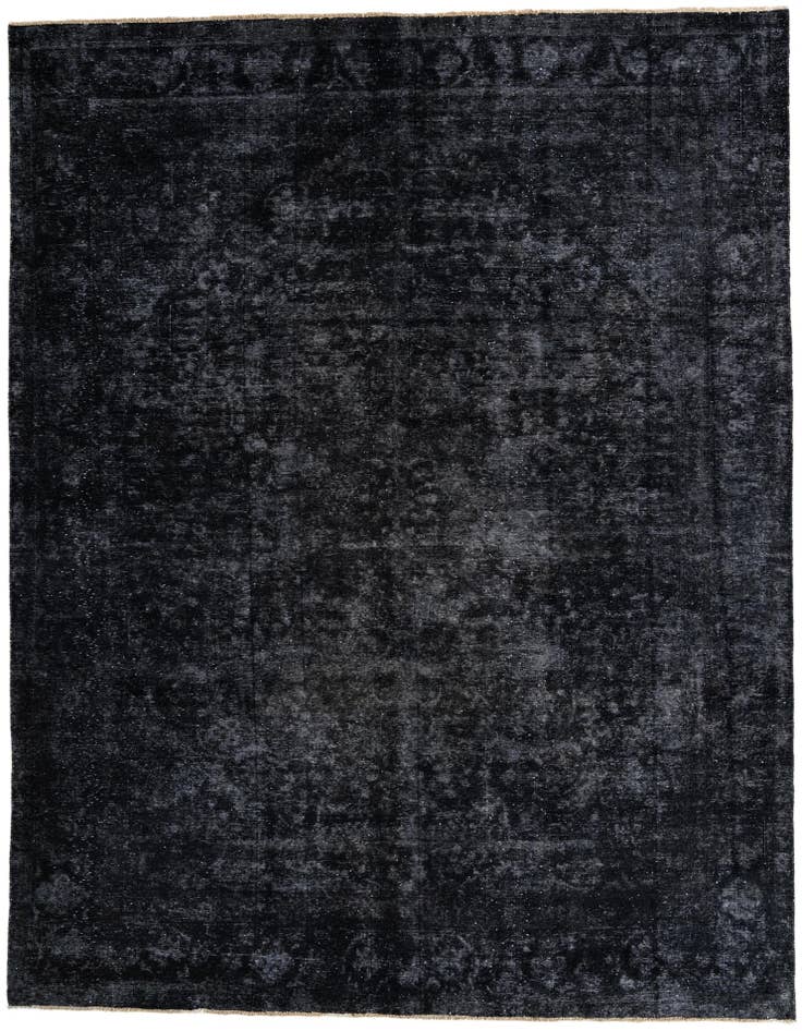 Detail image of 9' 6 x 12' 9 Hand Knotted Ultra Vintage Persian Wool Rug