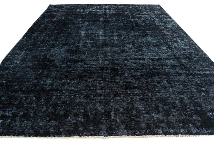 Detail image of 9' 2 x 11' 2 Hand Knotted Ultra Vintage Persian Wool Rug