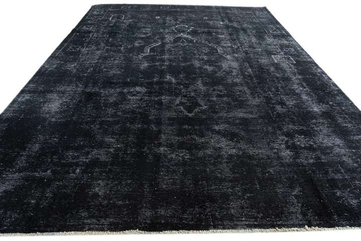 9' 3 x 12' 7 Hand Knotted Ultra Vintage Persian Wool Rug