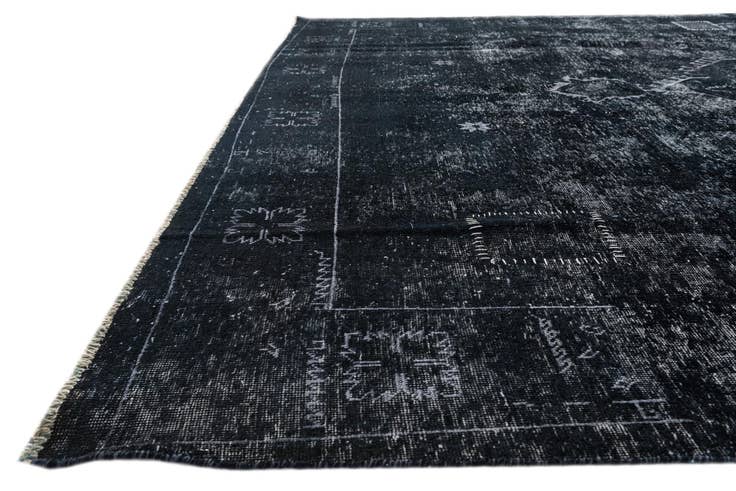 Detail image of 9' 3 x 12' 7 Hand Knotted Ultra Vintage Persian Wool Rug