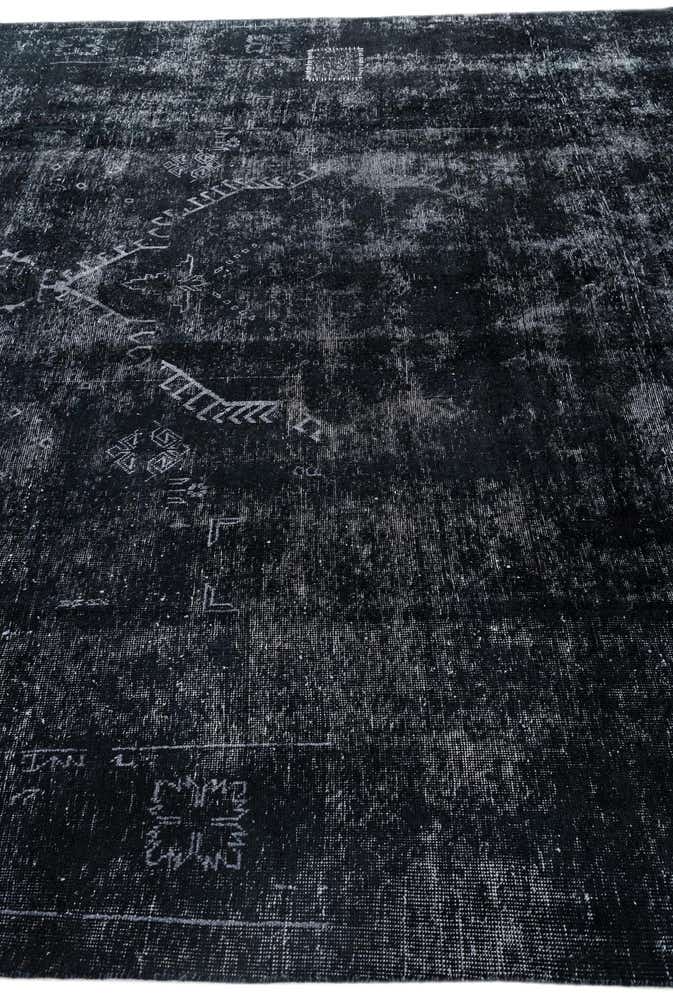 9' 3 x 12' 7 Hand Knotted Ultra Vintage Persian Wool Rug