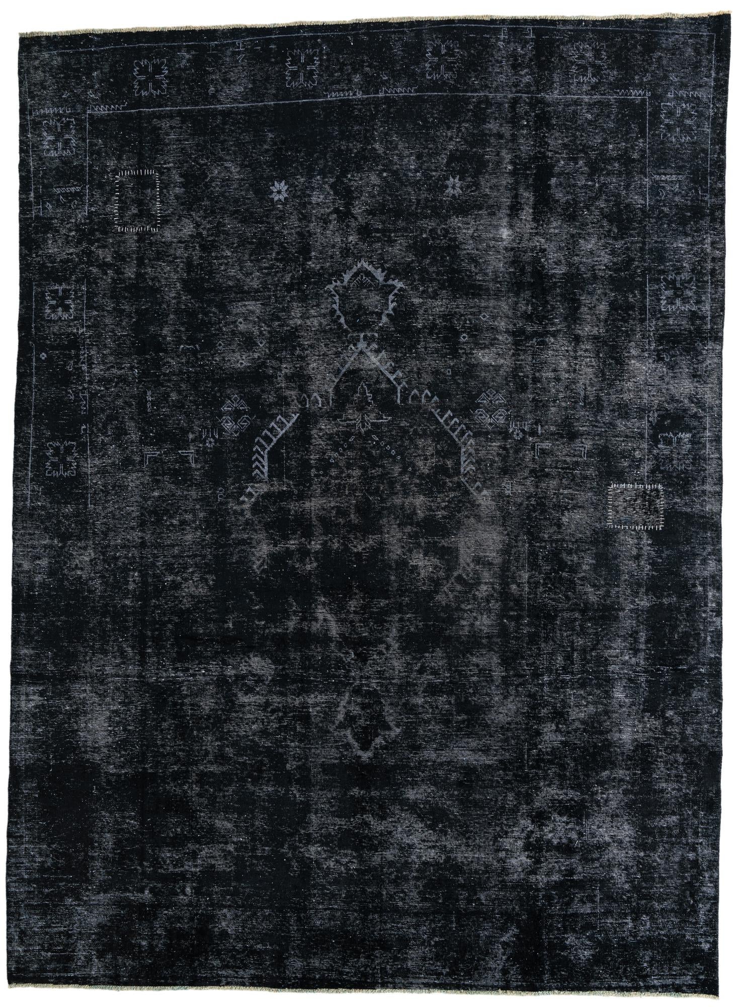 9' 3 x 12' 7 Hand Knotted Ultra Vintage Persian Wool Rug