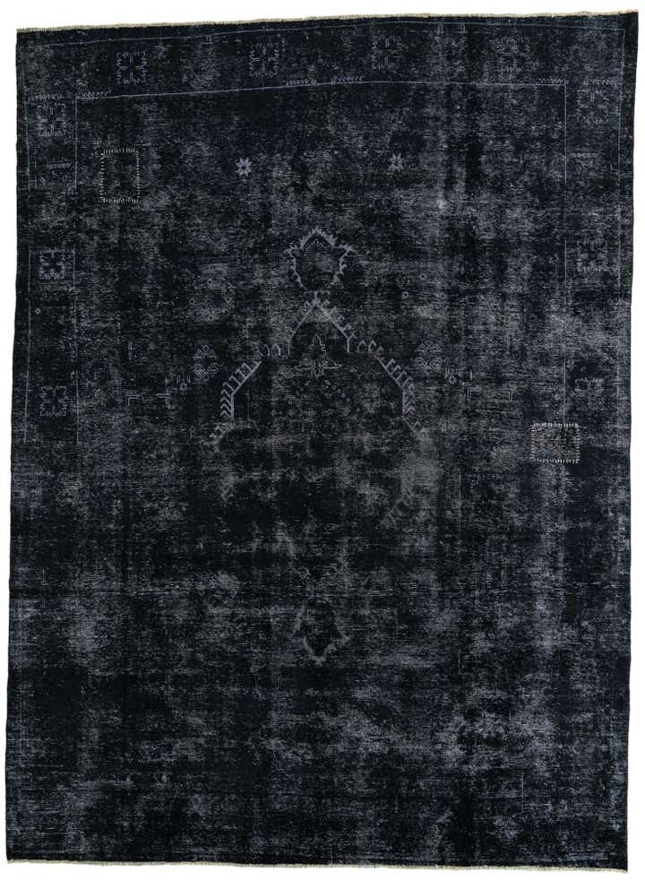 9' 3 x 12' 7 Hand Knotted Ultra Vintage Persian Wool Rug