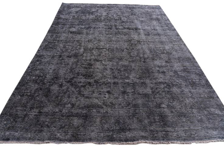 Detail image of 6' 2 x 9' 6 Hand Knotted Ultra Vintage Persian Wool Rug