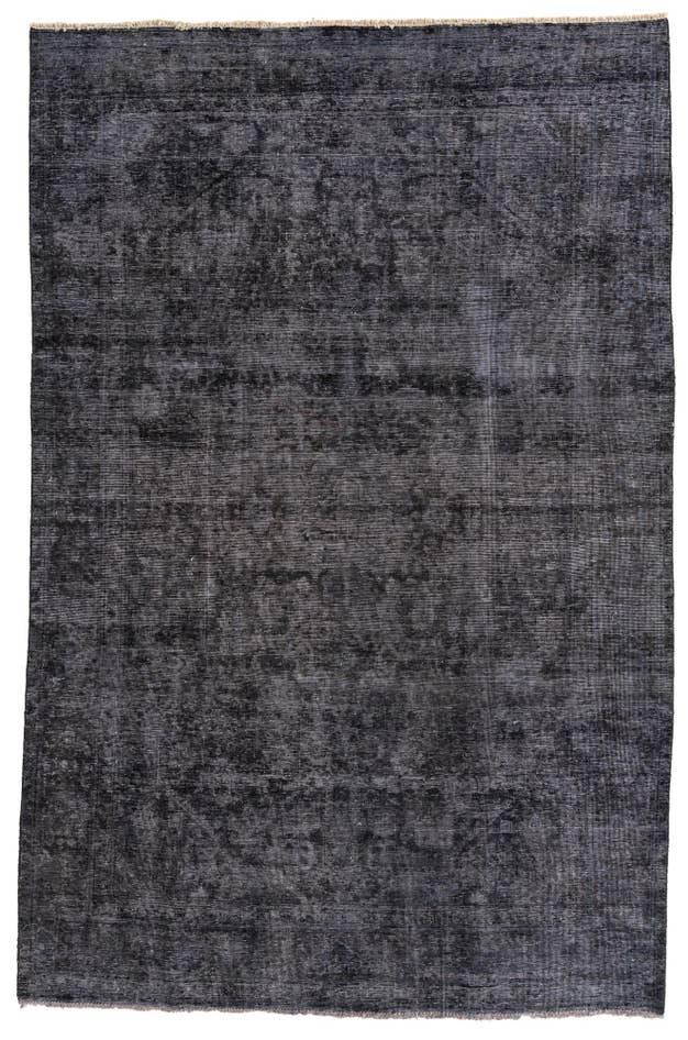 Detail image of 6' 2 x 9' 6 Hand Knotted Ultra Vintage Persian Wool Rug