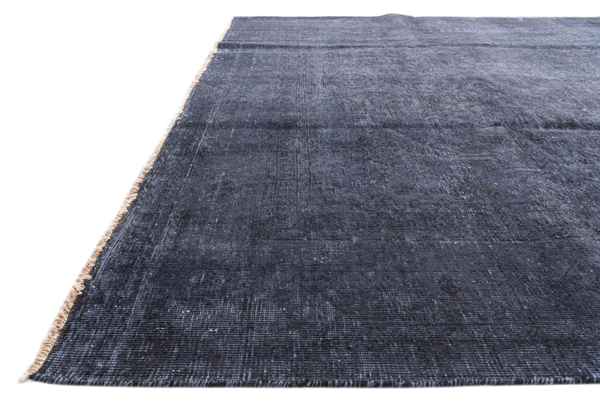 7' 10 x 10' 10 Hand Knotted Ultra Vintage Persian Wool Rug