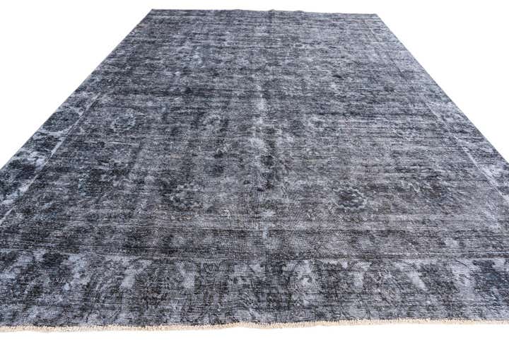 9' 6 x 13' 5 Hand Knotted Ultra Vintage Persian Wool Rug