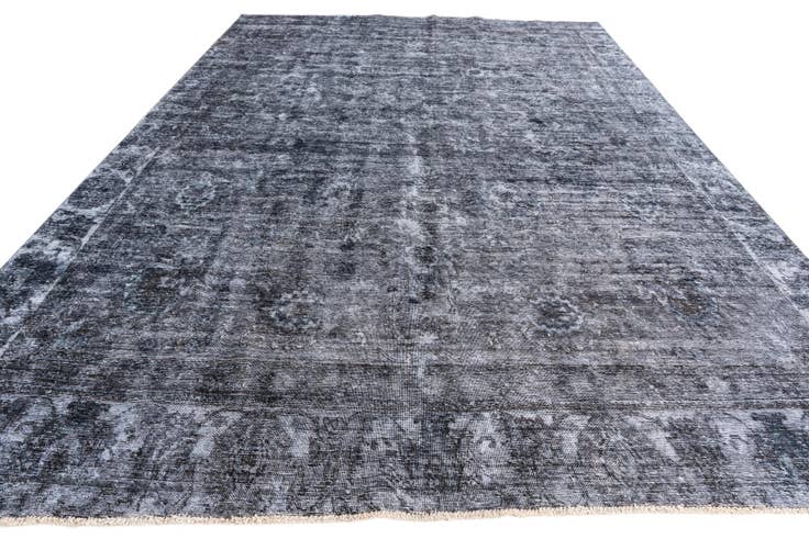 Detail image of 9' 6 x 13' 5 Hand Knotted Ultra Vintage Persian Wool Rug