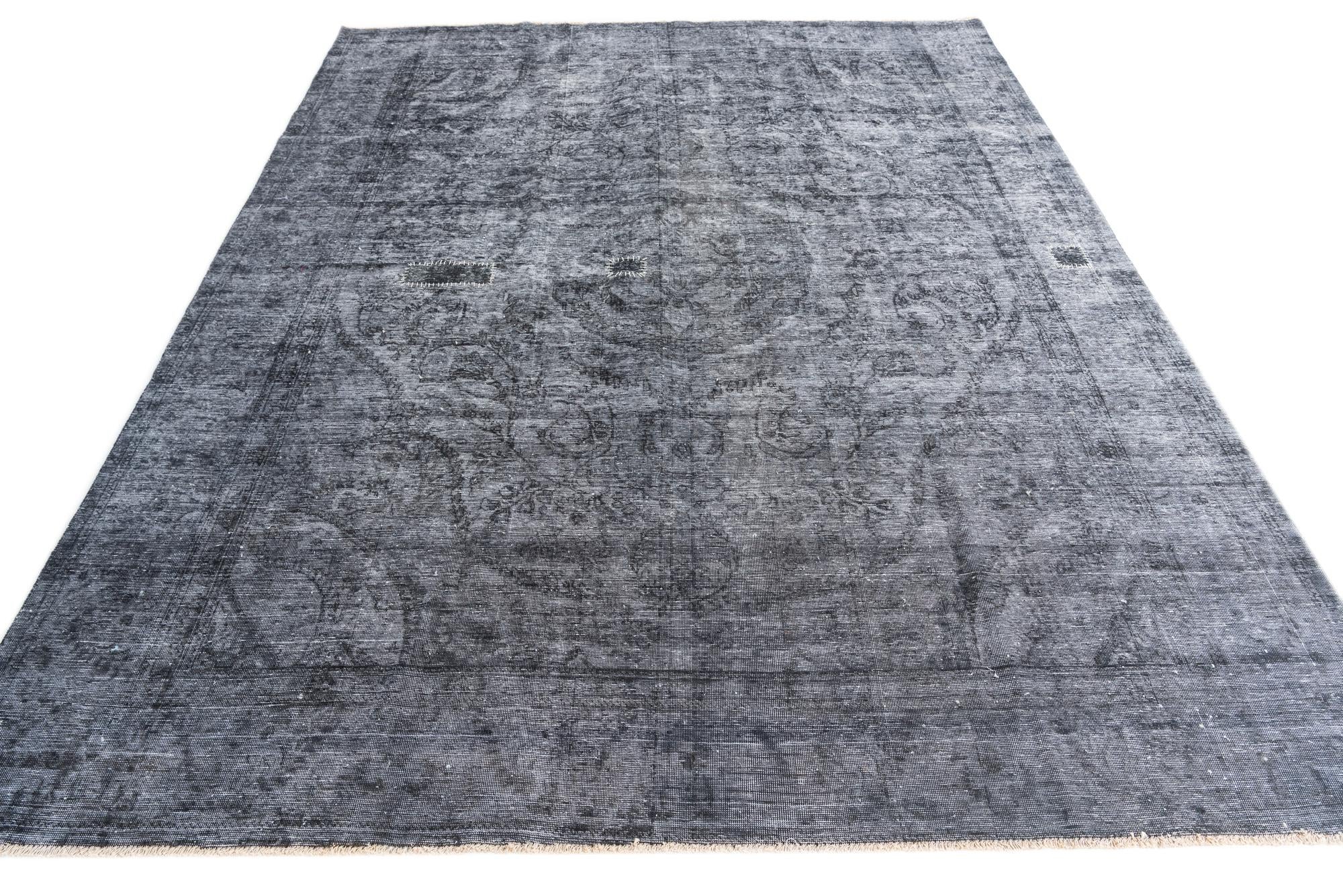 9' 7 x 12' 4 Hand Knotted Ultra Vintage Persian Wool Rug
