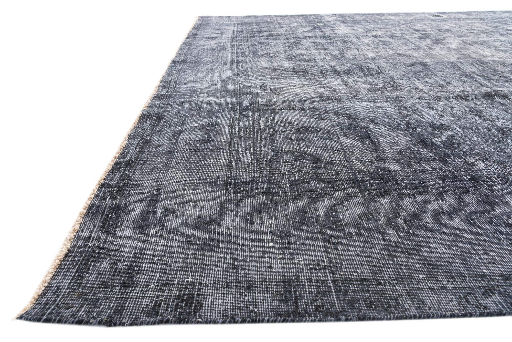 9' 7 x 12' 4 Hand Knotted Ultra Vintage Persian Wool Rug