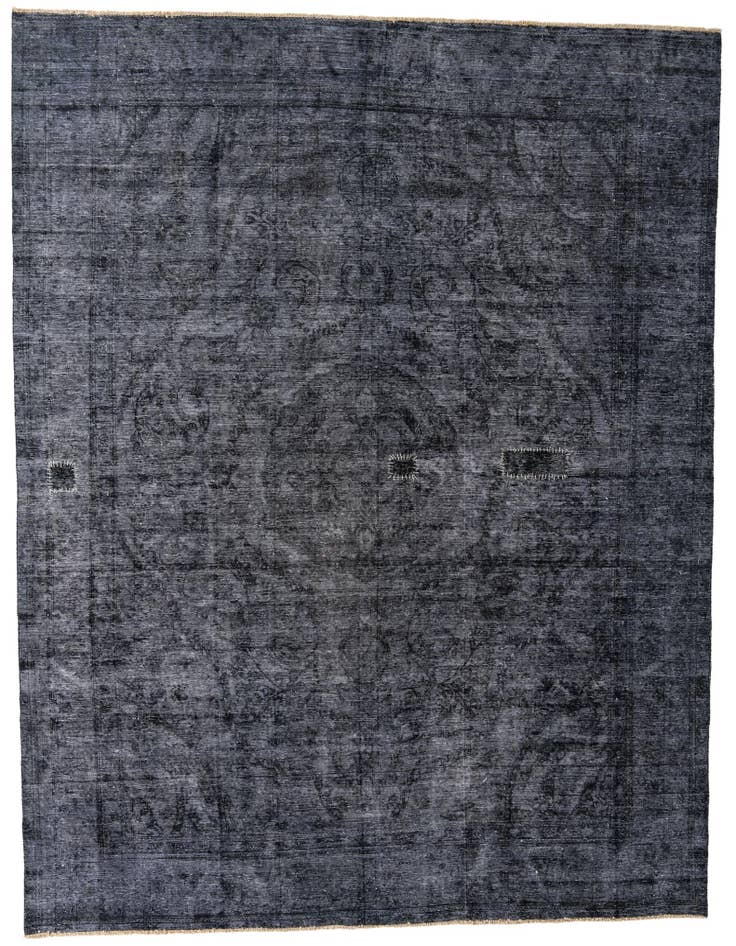 Detail image of 9' 7 x 12' 4 Hand Knotted Ultra Vintage Persian Wool Rug