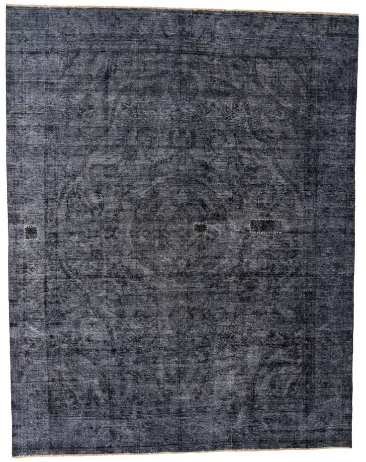Detail image of 9' 7 x 12' 4 Hand Knotted Ultra Vintage Persian Wool Rug