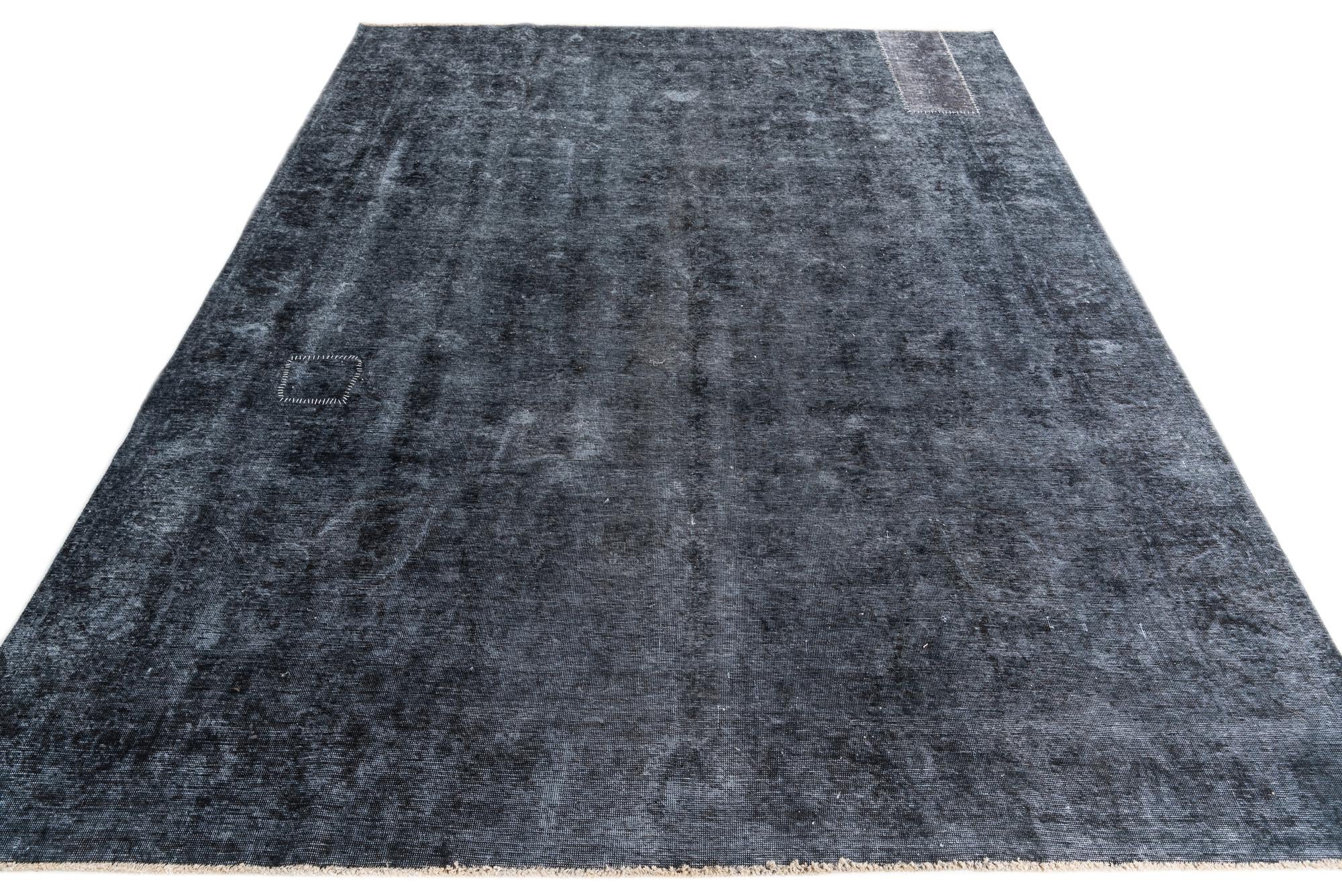 9' 3 x 12' 3 Hand Knotted Ultra Vintage Persian Wool Rug