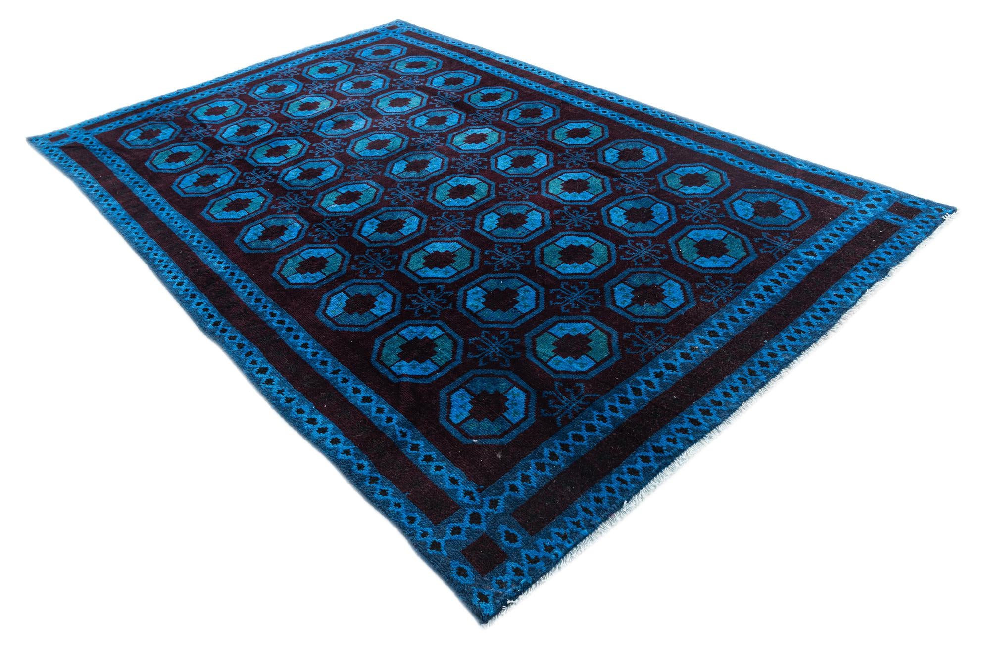 6' 2 x 9' 4 Hand Knotted Ultra Vintage Wool Rug