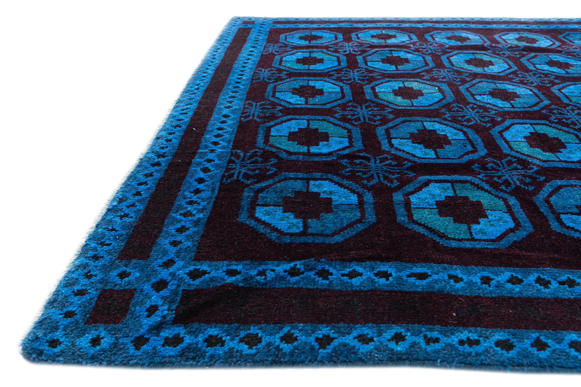 6' 2 x 9' 4 Hand Knotted Ultra Vintage Wool Rug