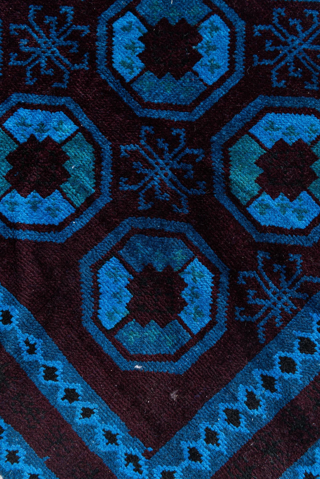 6' 2 x 9' 4 Hand Knotted Ultra Vintage Wool Rug