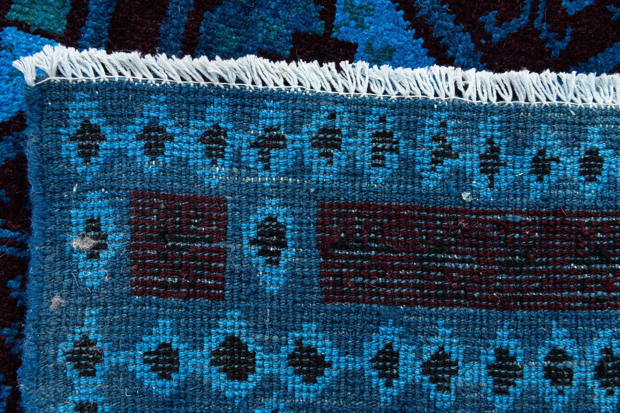 6' 2 x 9' 4 Hand Knotted Ultra Vintage Wool Rug