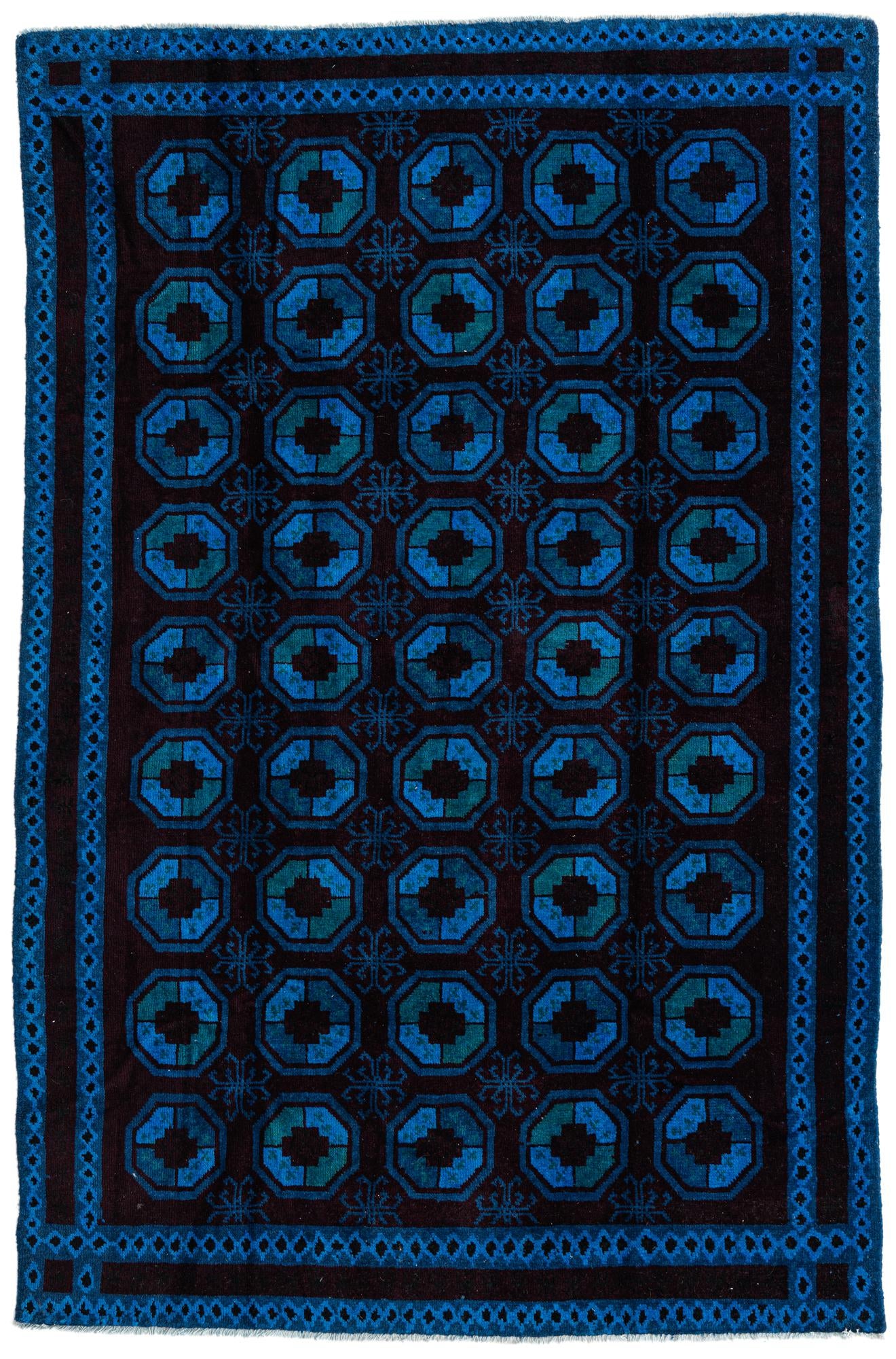 6' 2 x 9' 4 Hand Knotted Ultra Vintage Wool Rug