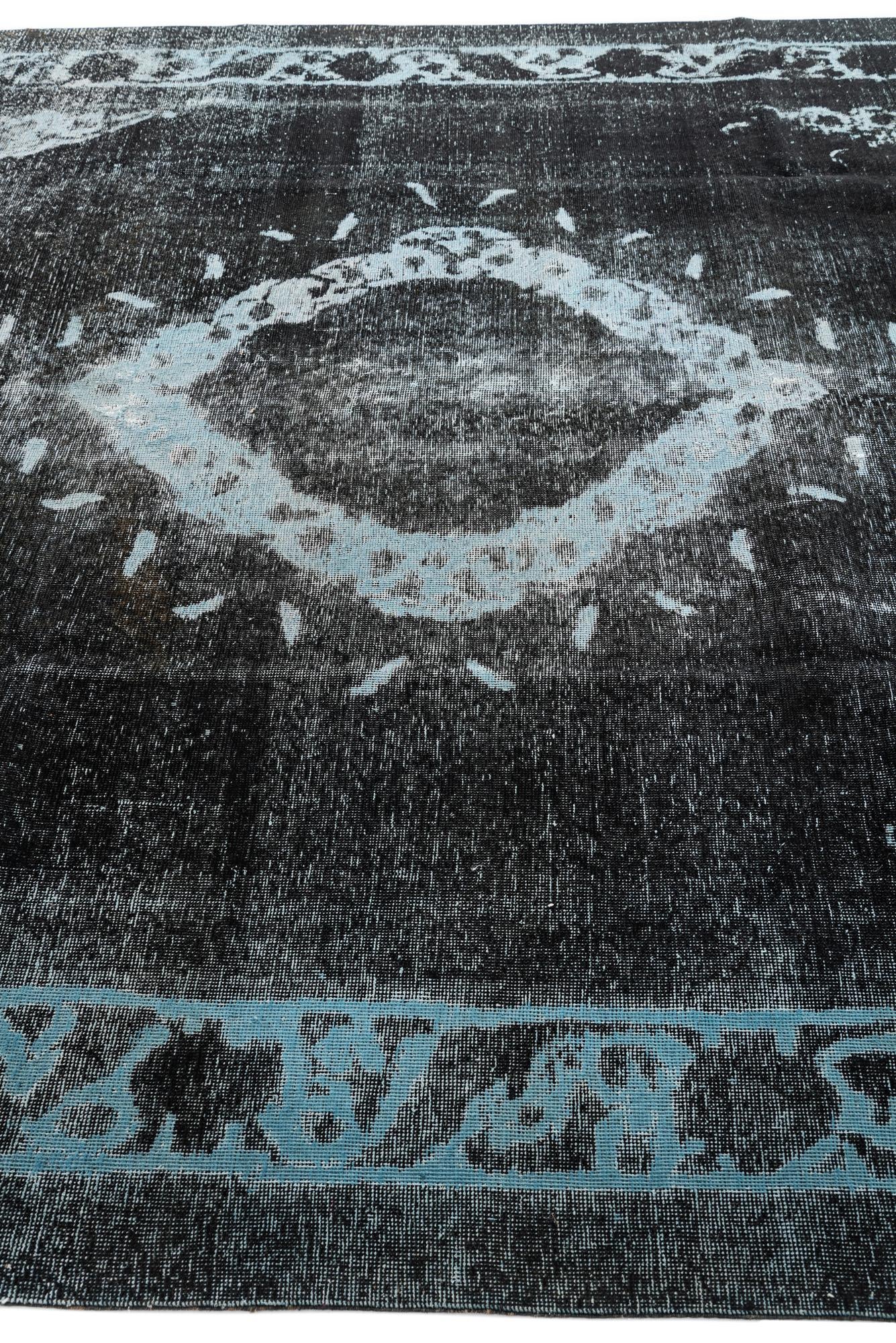 8' 4 x 11' Hand Knotted Ultra Vintage Persian Wool Rug