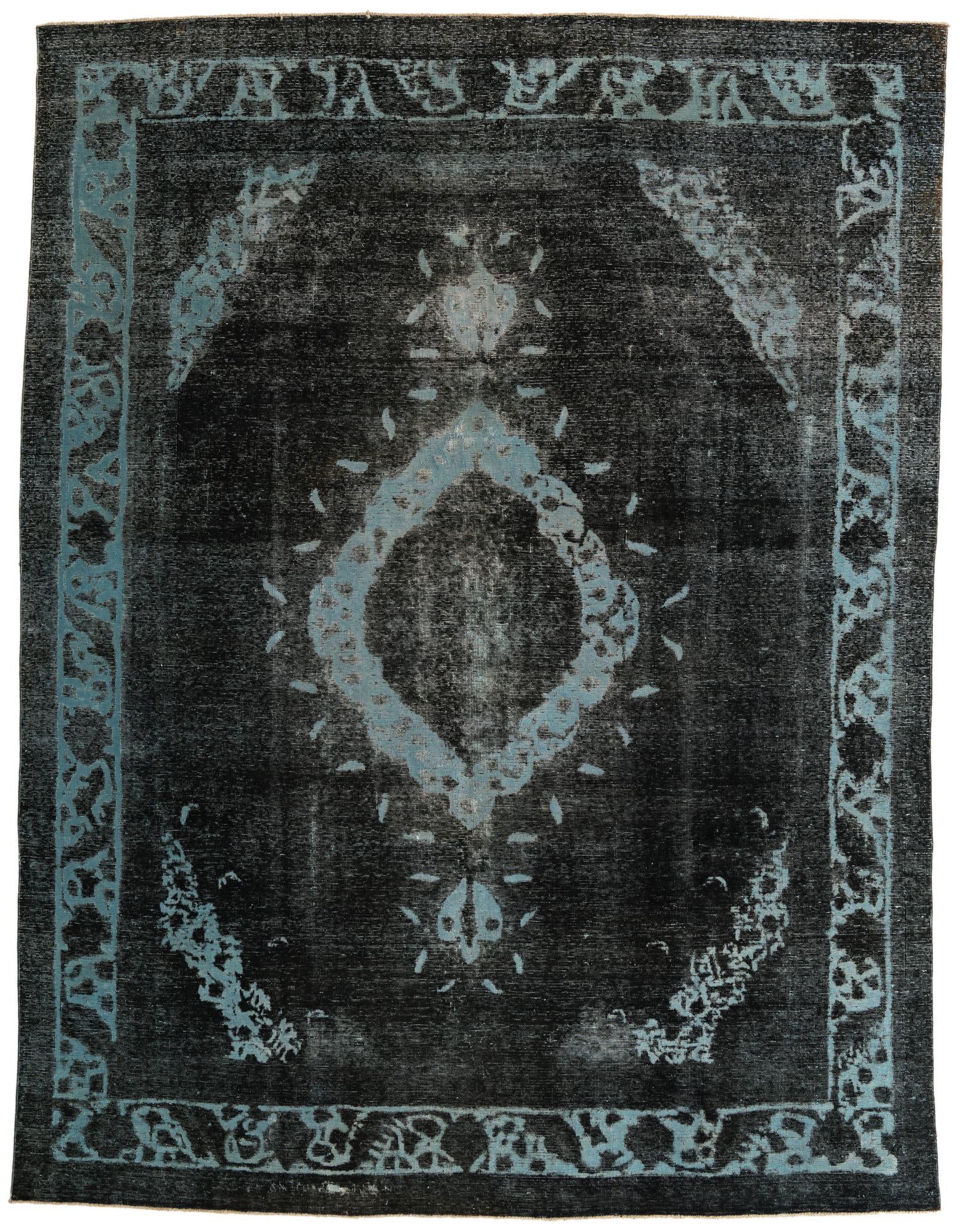 8' 4 x 11' Hand Knotted Ultra Vintage Persian Wool Rug