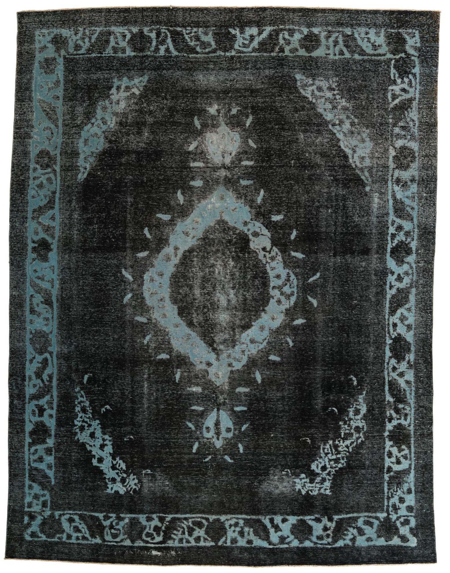 8' 4 x 11' Hand Knotted Ultra Vintage Persian Wool Rug