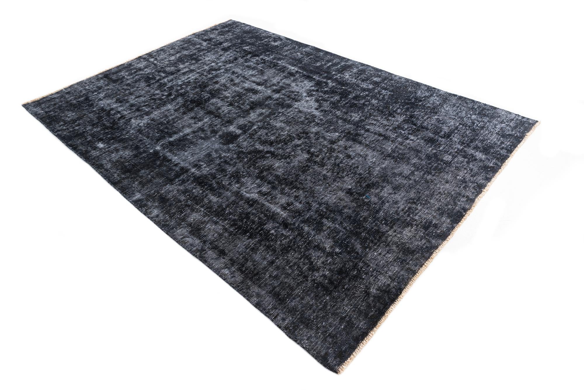 6' 7 x 9' 4 Hand Knotted Ultra Vintage Persian Wool Rug