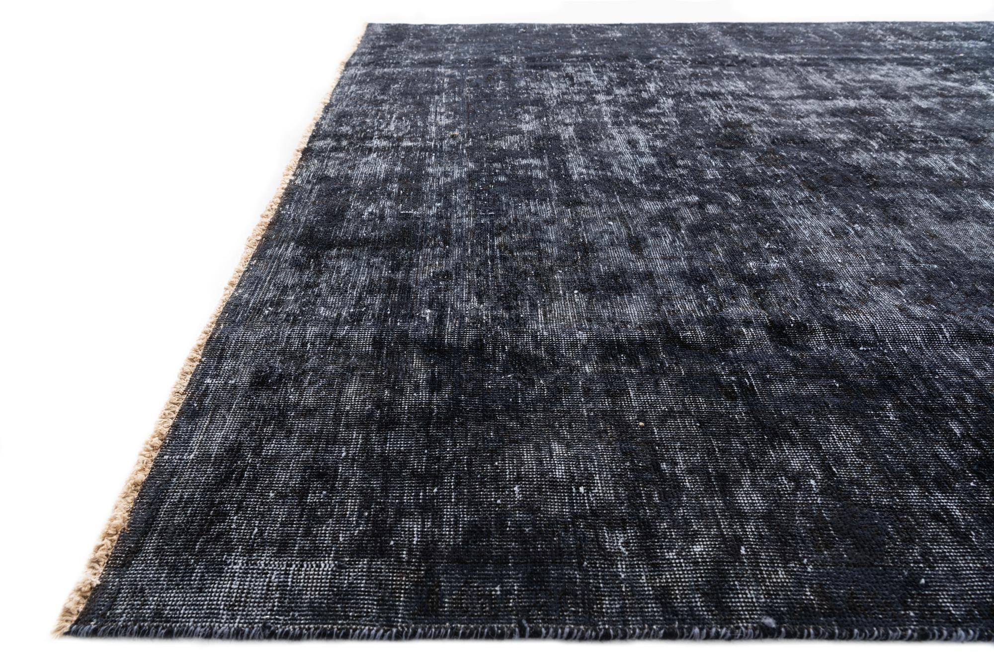 6' 7 x 9' 4 Hand Knotted Ultra Vintage Persian Wool Rug