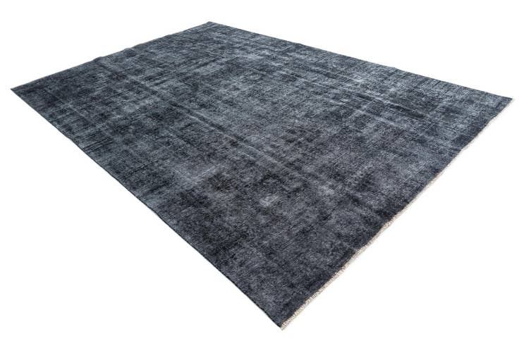Detail image of 9' 2 x 12' 9 Hand Knotted Ultra Vintage Persian Wool Rug