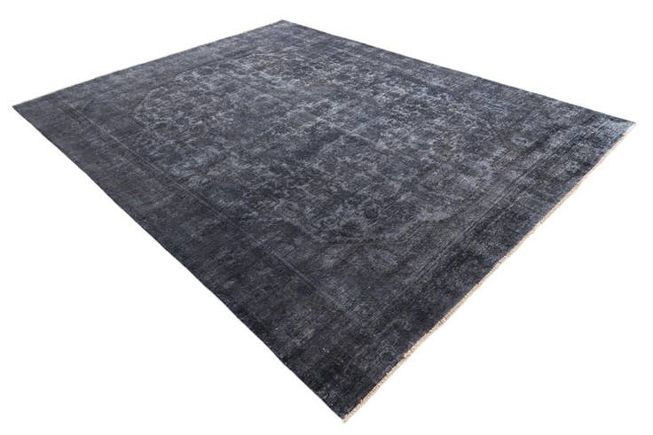 Detail image of 9' 3 x 11' 10 Hand Knotted Ultra Vintage Persian Wool Rug