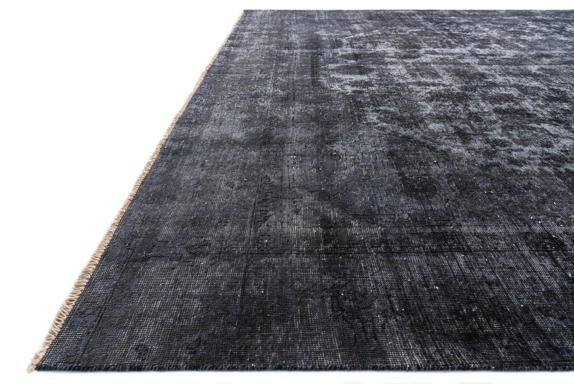 9' 3 x 11' 10 Hand Knotted Ultra Vintage Persian Wool Rug