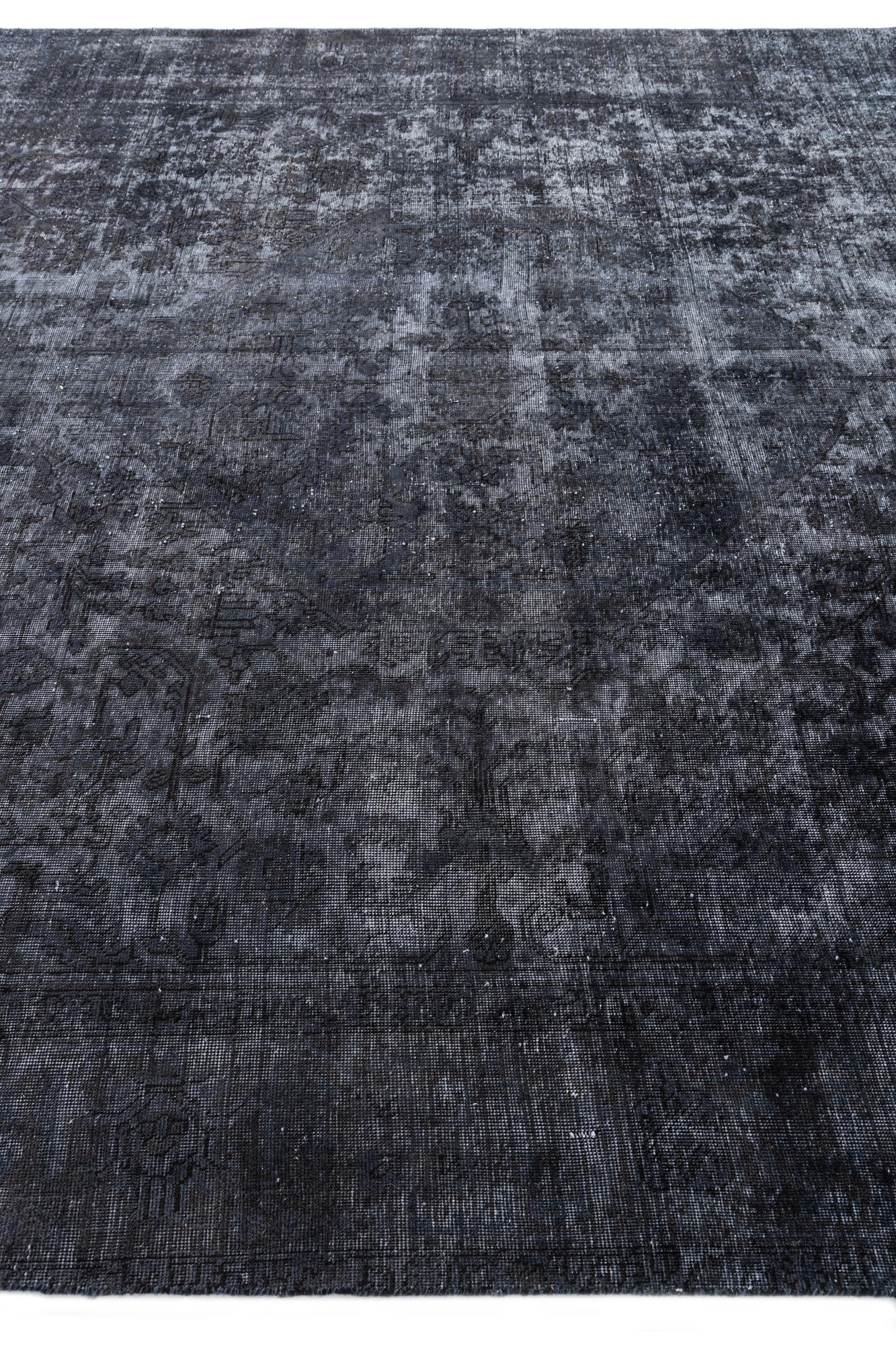 9' 3 x 11' 10 Hand Knotted Ultra Vintage Persian Wool Rug
