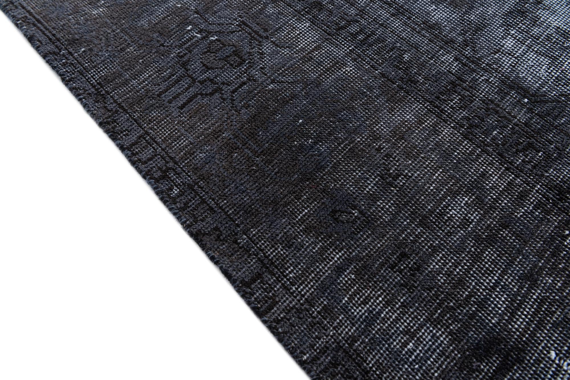 9' 3 x 11' 10 Hand Knotted Ultra Vintage Persian Wool Rug
