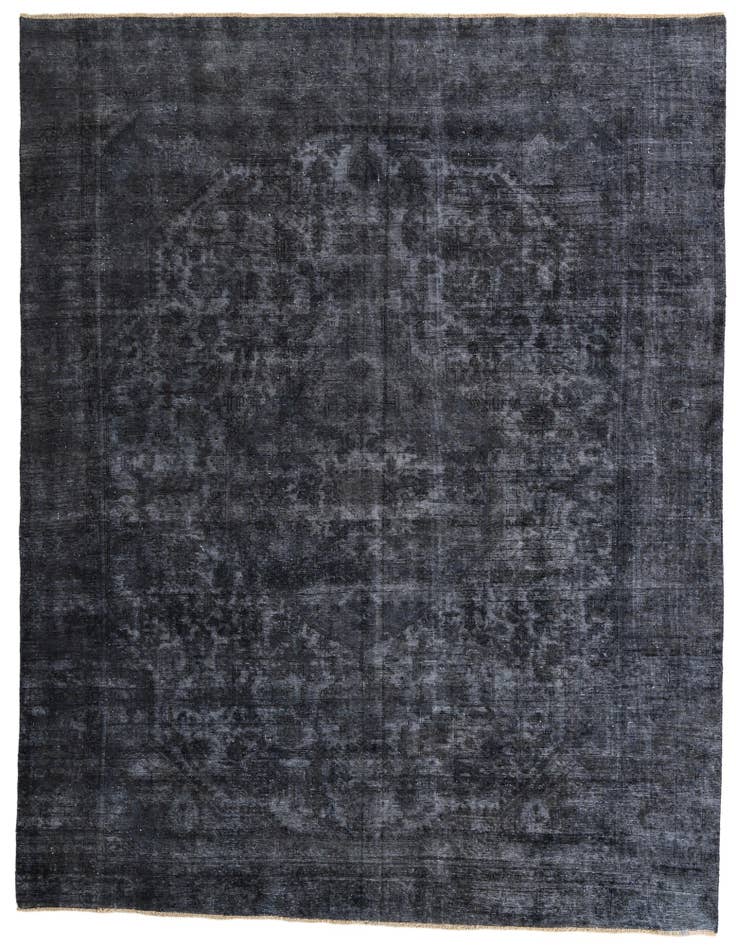 Detail image of 9' 3 x 11' 10 Hand Knotted Ultra Vintage Persian Wool Rug