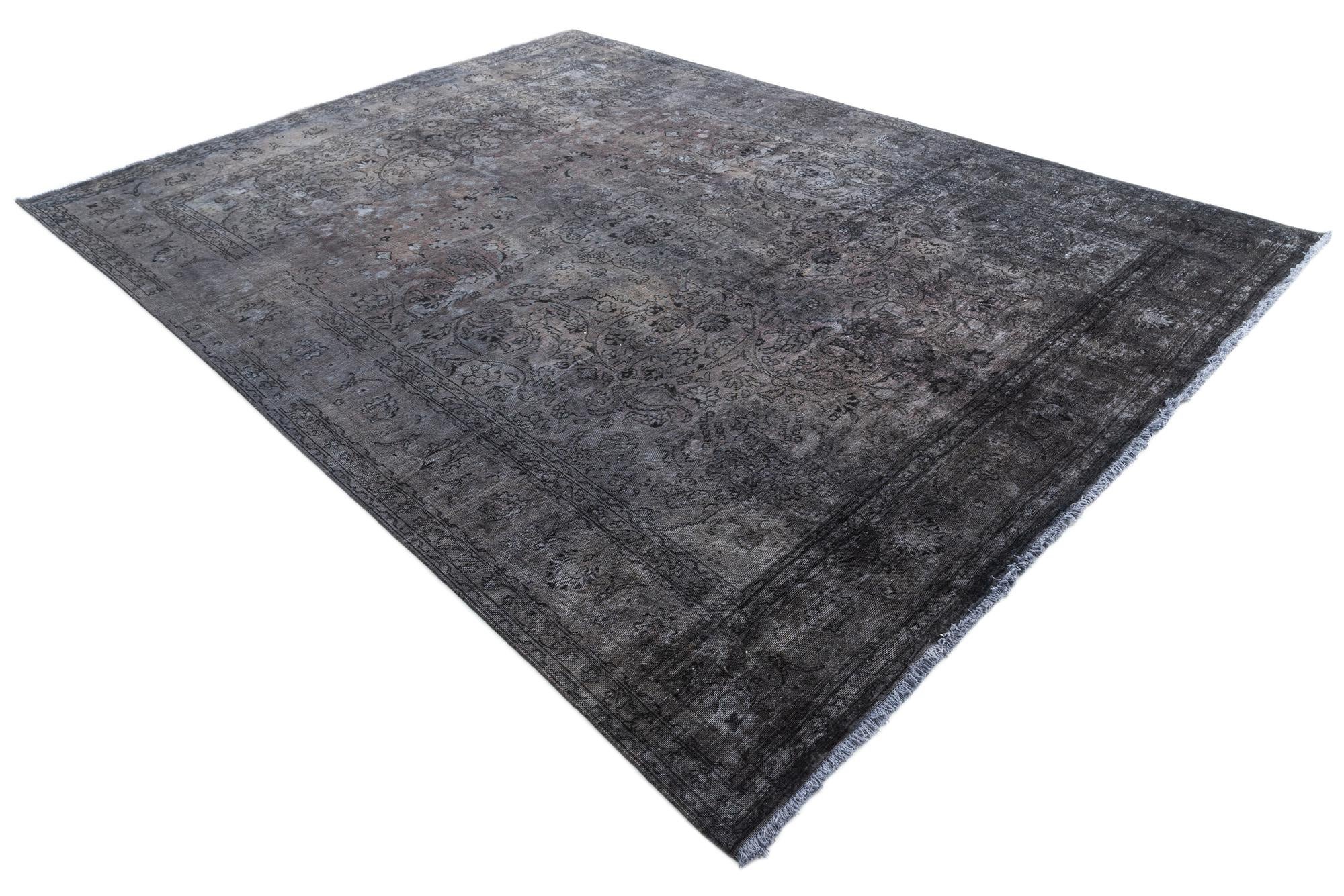 9' 9 x 13' 4 Hand Knotted Ultra Vintage Persian Wool Rug